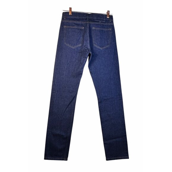 Norse Projects Slim Denim Jeans W29 L32 Dark Indigo Made in Italy Organic Cotton - Picture 2 of 9